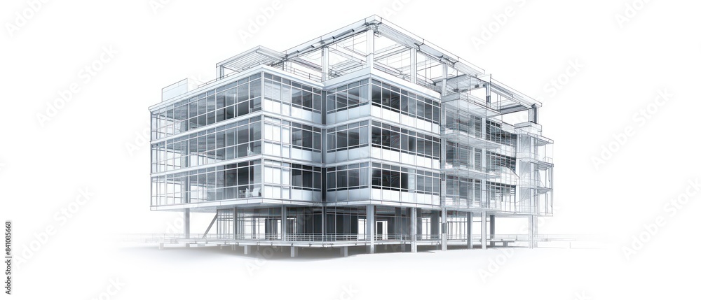 architectural model offers a comprehensive view of the apartment building, from its facade to its furnished interiors architectural model offers a comprehensive view of the apartment building, from its facade to its furnished interiors