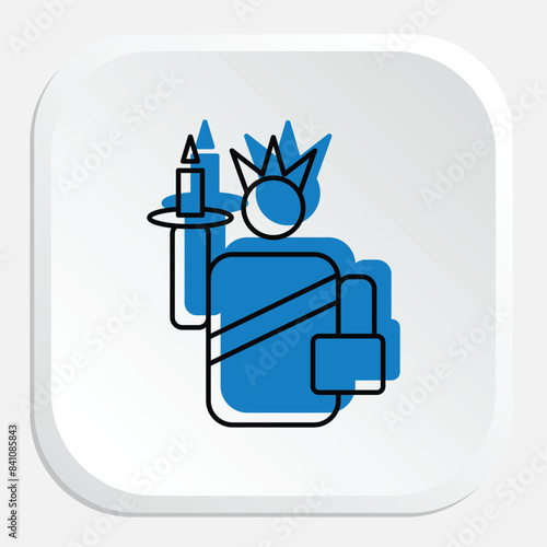 Liberty Icon - Symbolizing Freedom, Independence, and Human Rights
