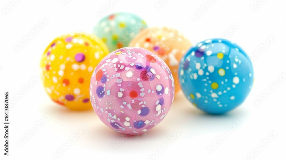 jawbreakers Isolated on white background. Colorful and delicious desserts concept for designer jawbreakers Isolated on white background. Colorful and delicious desserts concept for designer