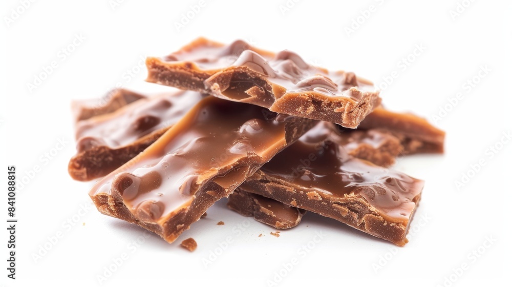 toffee Isolated on white background. Colorful and delicious desserts concept for designer toffee Isolated on white background. Colorful and delicious desserts concept for designer