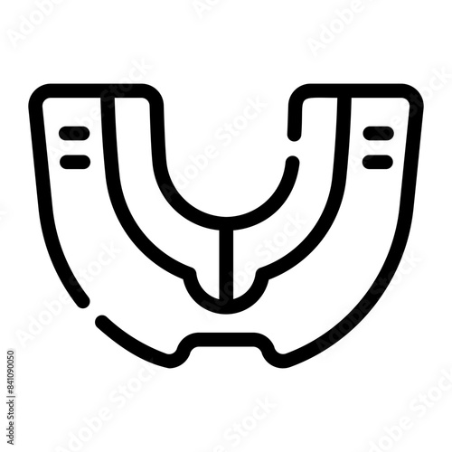 mouth guard Line Icon