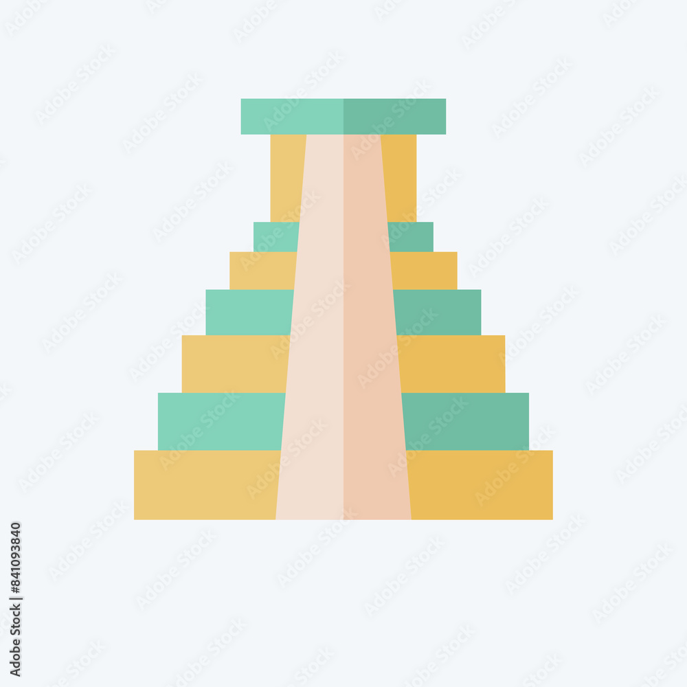 Icon Jungles. related to America symbol. flat style. simple design illustration Icon Jungles. related to America symbol. flat style. simple design illustration