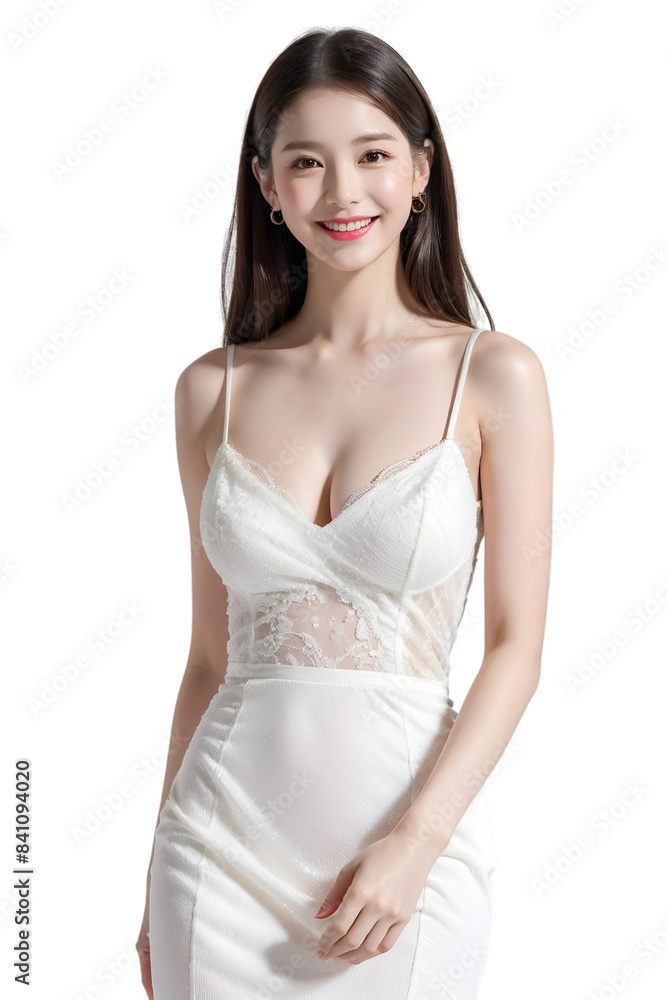 Asian sexy woman on transparent background Asian sexy woman on transparent background