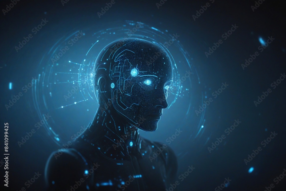 Obraz premium Background of technological concepts