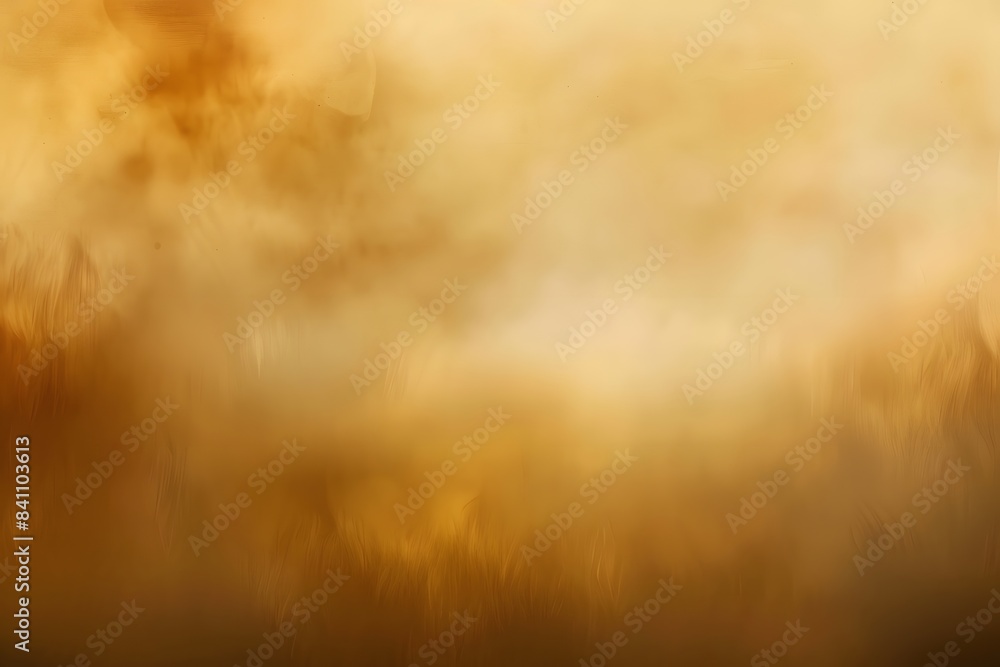 Golden Blurred Background with Mist for Product Images Golden Blurred Background with Mist for Product Images