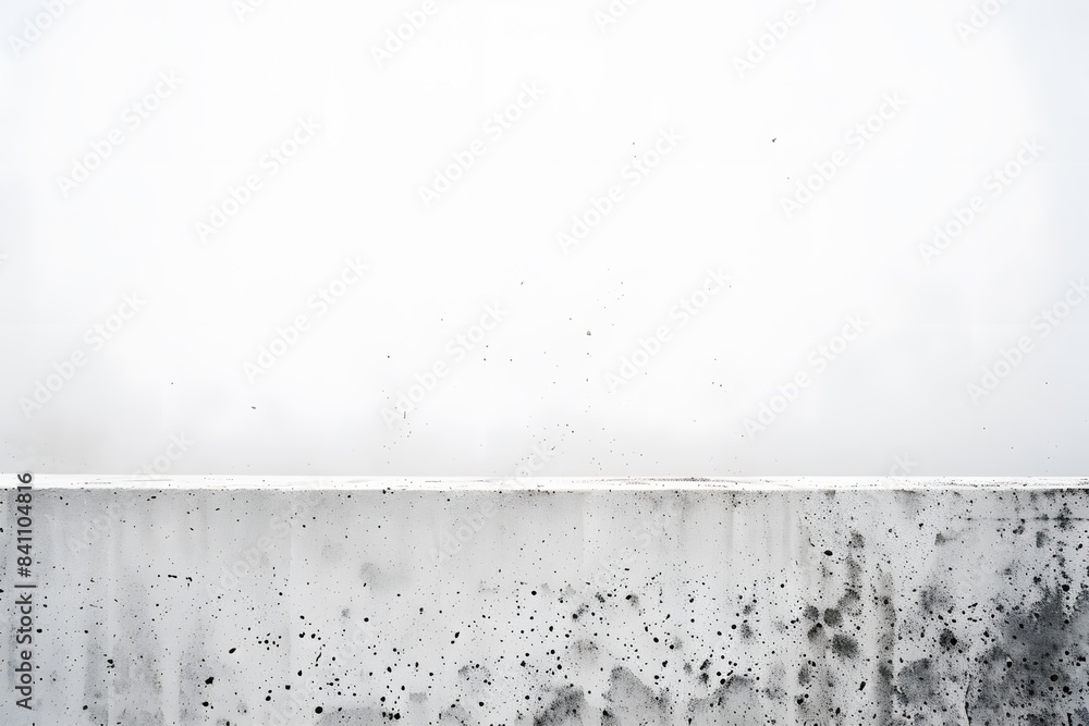 Minimalist Concrete Wall with Foggy Background Minimalist Concrete Wall with Foggy Background