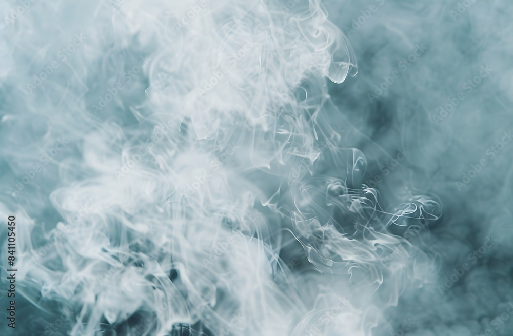 Obraz premium Abstract Smoke Texture with Grey Background