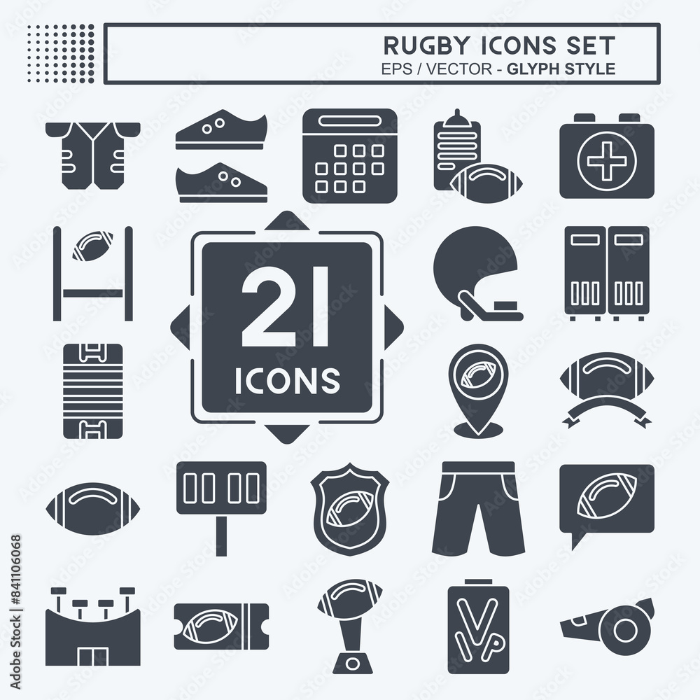 Icon Set Home. related to Sports symbol. glyph style. simple design illustration Icon Set Home. related to Sports symbol. glyph style. simple design illustration