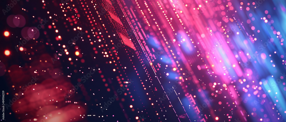 Abstract Pink And Blue Light Streaks With Bokeh And Glittering Dust Abstract Pink And Blue Light Streaks With Bokeh And Glittering Dust