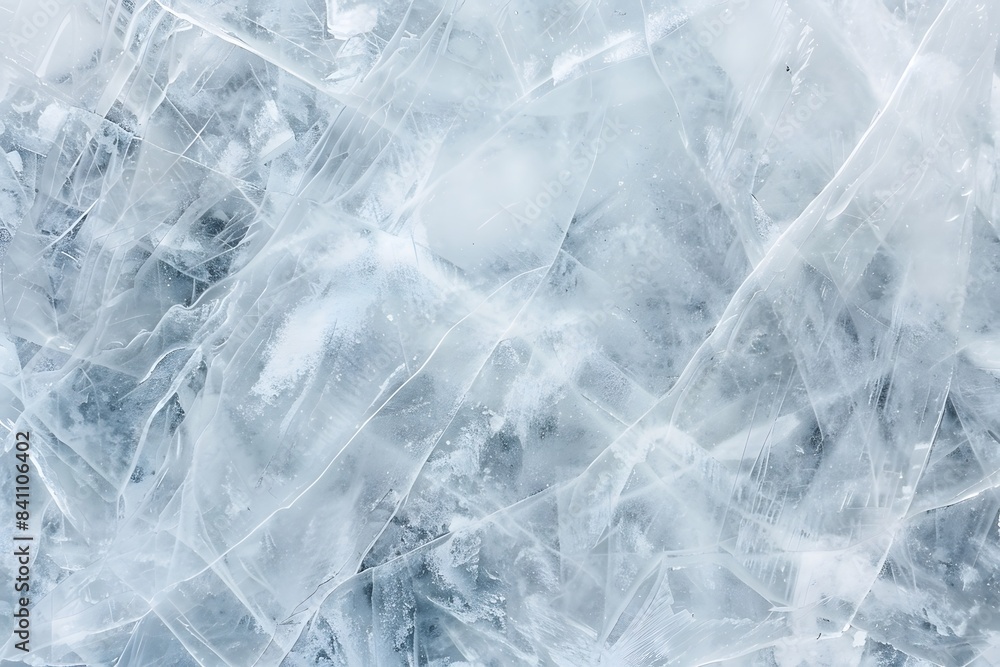 Obraz premium Abstract Ice Texture Background - Frozen Surface