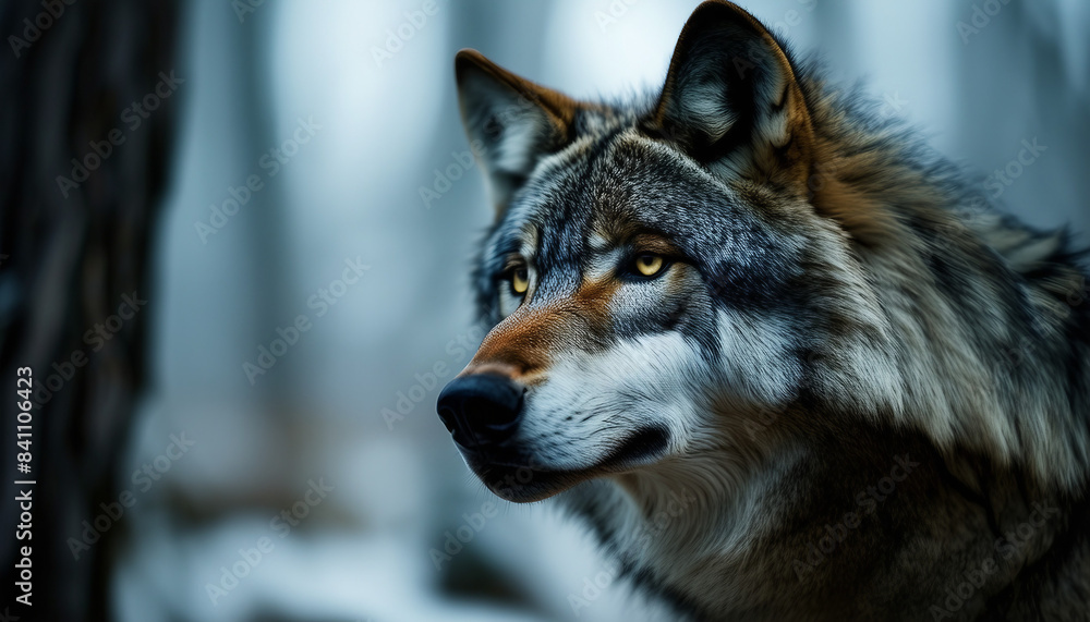 Fototapeta premium Wolf in Forest