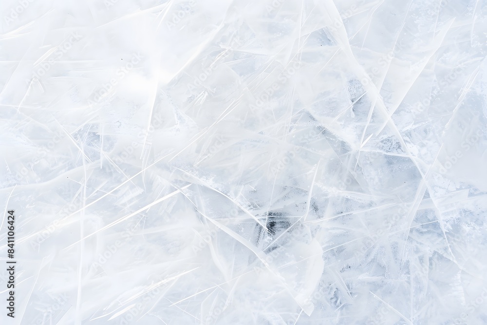 Closeup of Cracked Ice Surface Texture Closeup of Cracked Ice Surface Texture