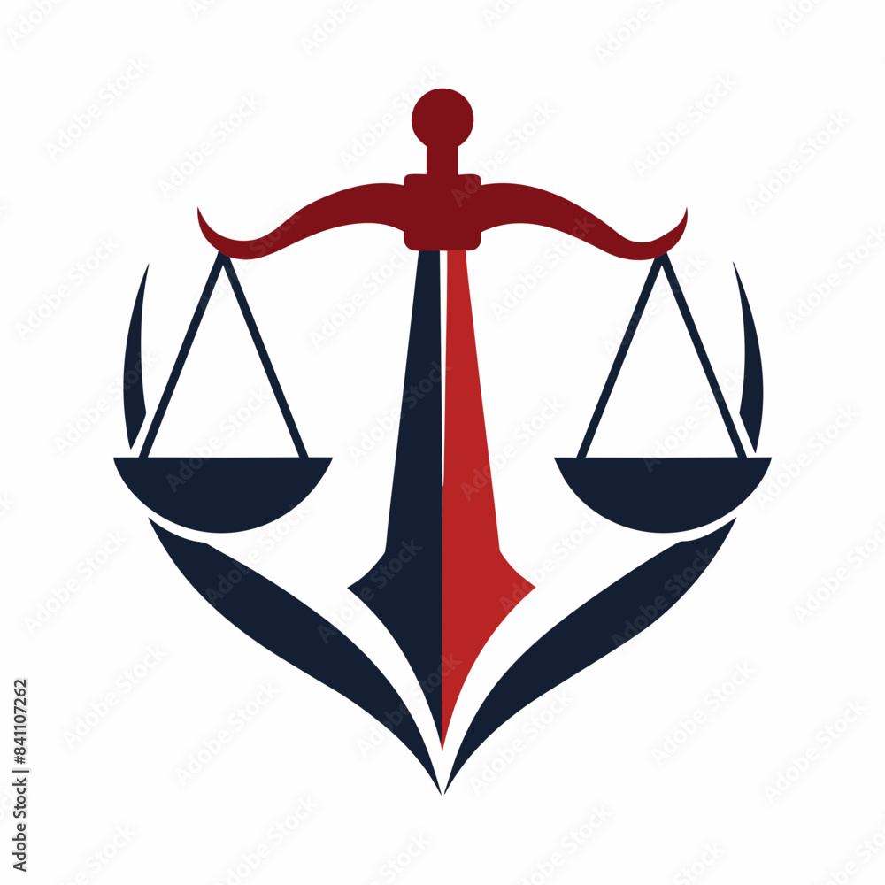 Minimalist law firm logo icon vector illustration.
Minimalist law firm logo icon vector illustration.