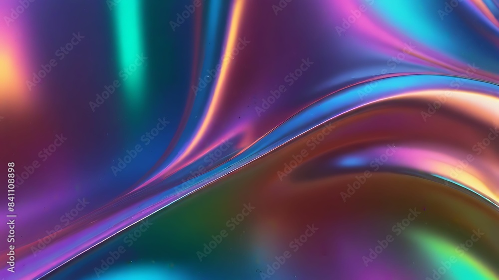 Abstract holographic shiny neon fluid background. Abstract holographic shiny neon fluid background.