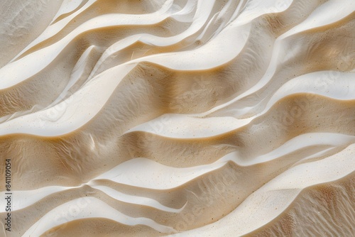 Macro Photography of Sand Dune Texture