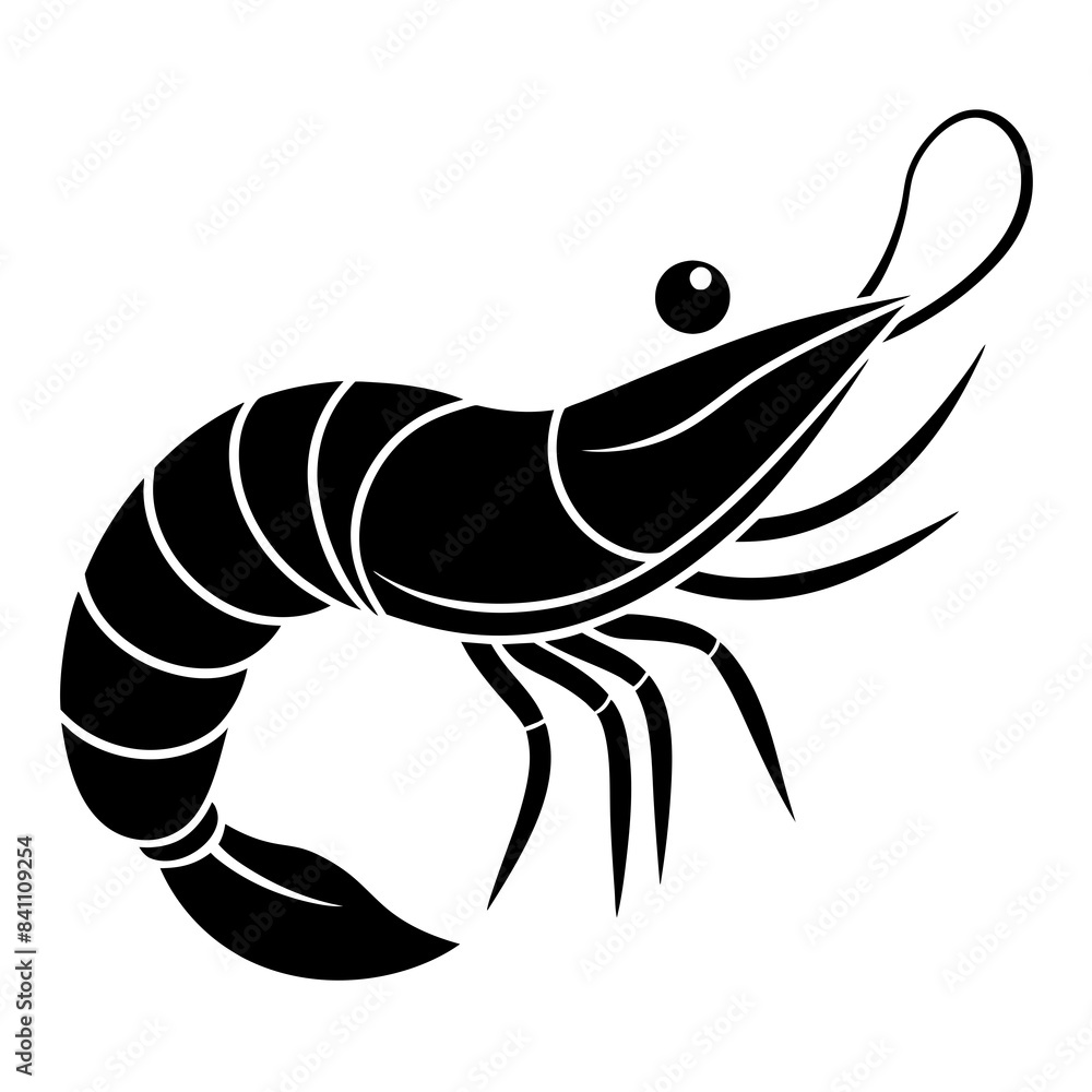 vector illustration of shrimp vector illustration of shrimp