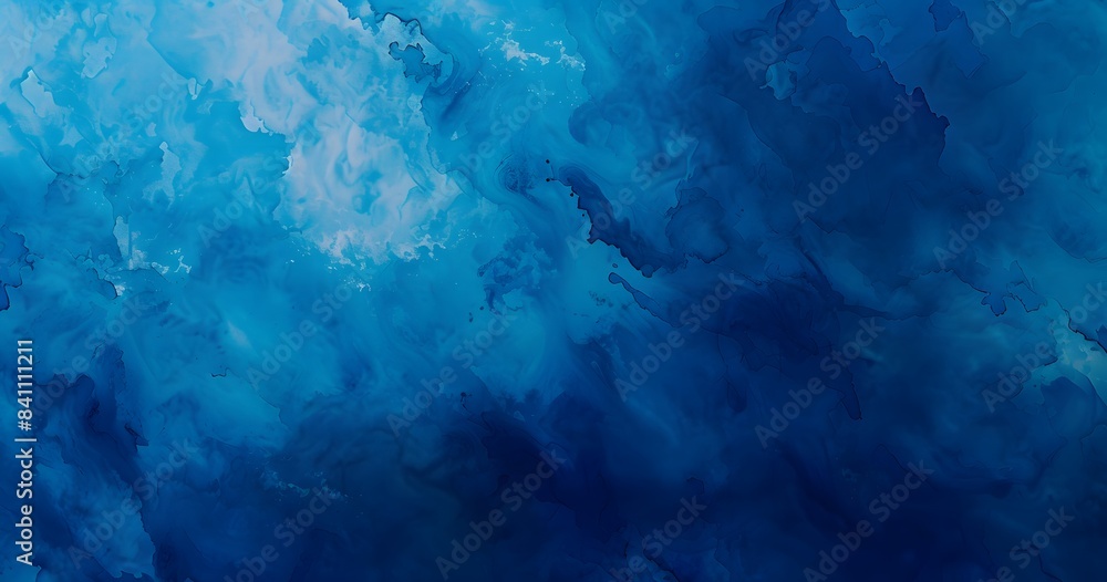 Abstract Blue Watercolor Clouds Background Abstract Blue Watercolor Clouds Background