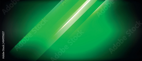 Neon dynamic diagonal light rays background. Techno digital geometric concept design for wallpaper, banner, presentation, background