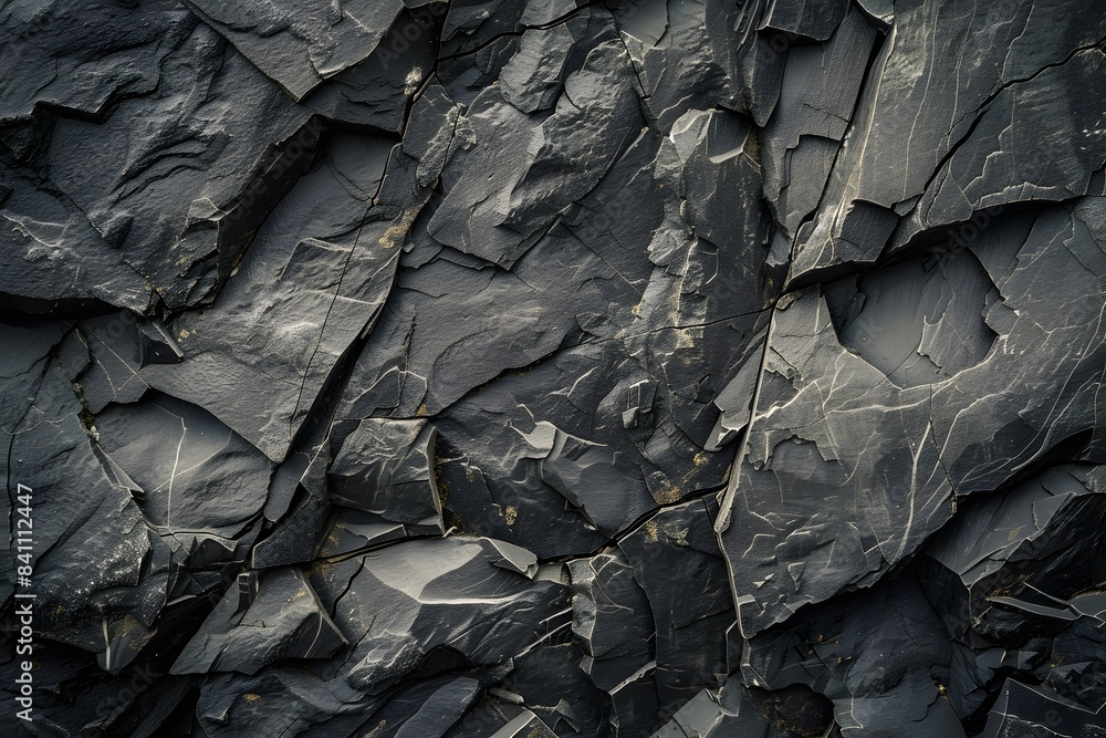 Close Up Black Slate Rock Surface Texture Close Up Black Slate Rock Surface Texture