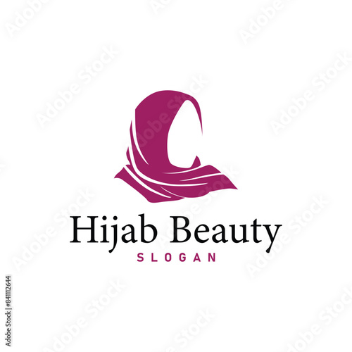 hijab logo design for boutique fashion product for Muslim women clothing