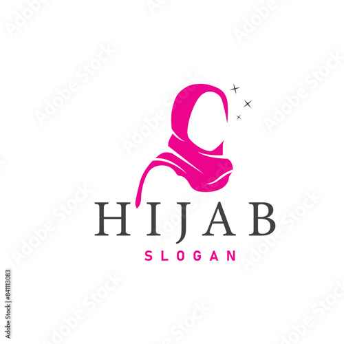 hijab logo design for boutique fashion product for Muslim women clothing