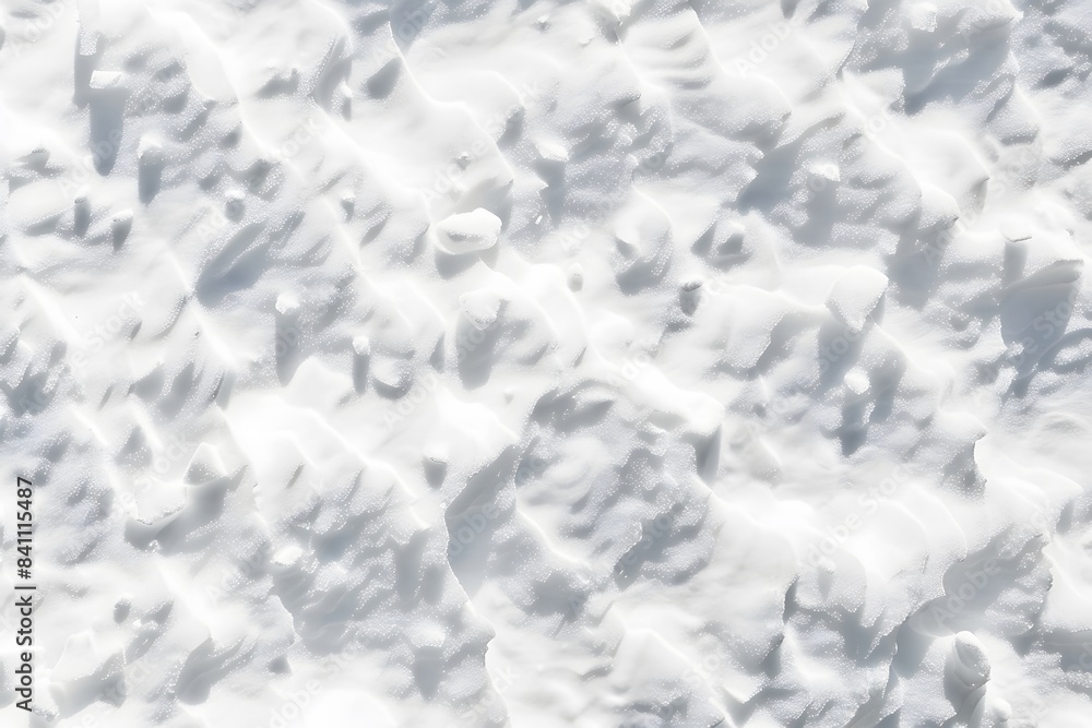 Seamless White Snow Texture - Top View Seamless White Snow Texture - Top View