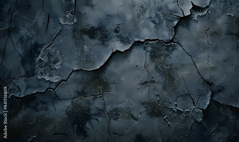 Dark Cracked Wall - Photorealistic Texture Dark Cracked Wall - Photorealistic Texture