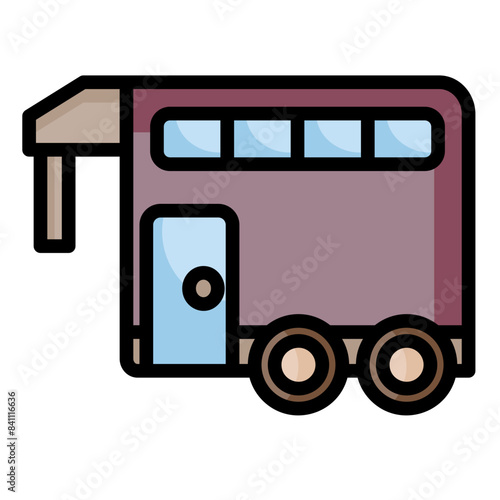 Cattle Trailer Icon