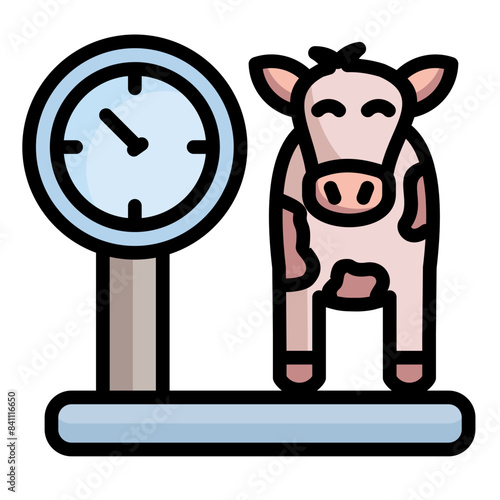 Cattle Scale Icon