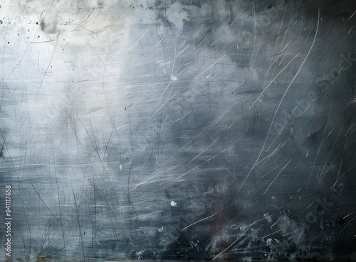 Scratched Metal Surface Texture Background