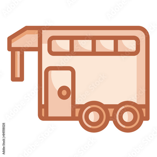 Cattle Trailer Icon