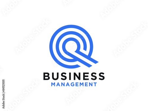 Initial Monogram Q Letter Logo Design Vector Template.