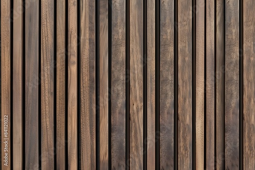 Seamless Brown Wood Slats Texture Background