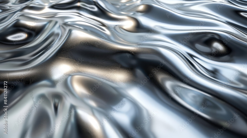 Abstract metallic surface, shiny and sleek, modern texture, copy space Abstract metallic surface, shiny and sleek, modern texture, copy space