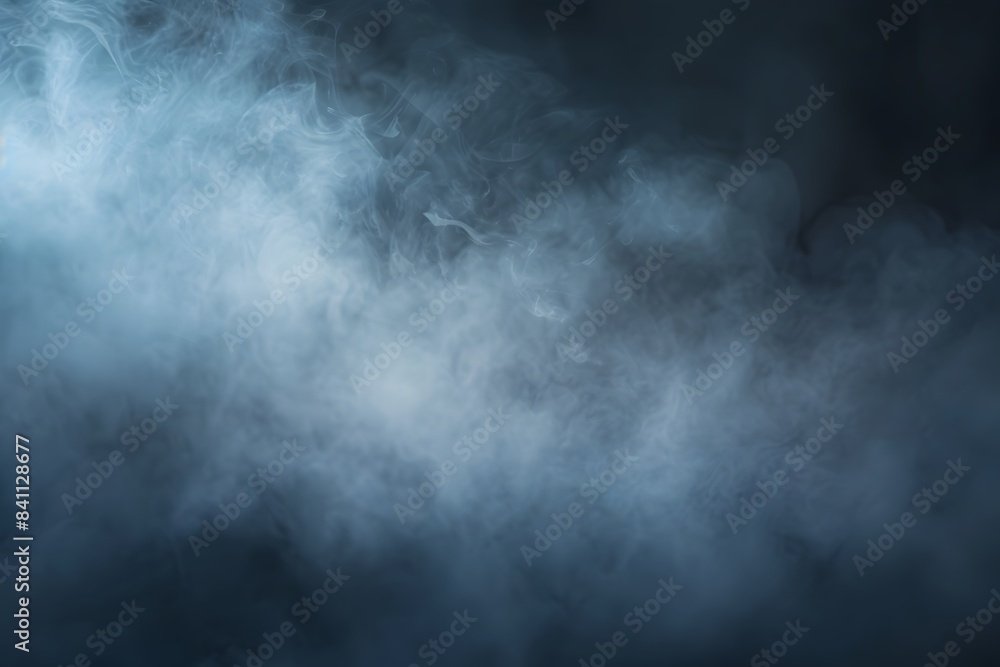 Fototapeta premium Abstract Smoky Background Blue Gray