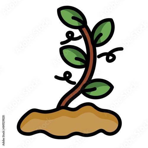 Thigmotropism Icon