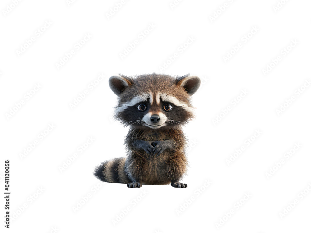 Obraz premium cute skunk cartoon character