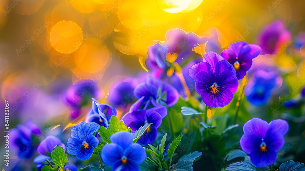 A beautiful purple flower in the sunlight. A beautiful purple flower in the sunlight.