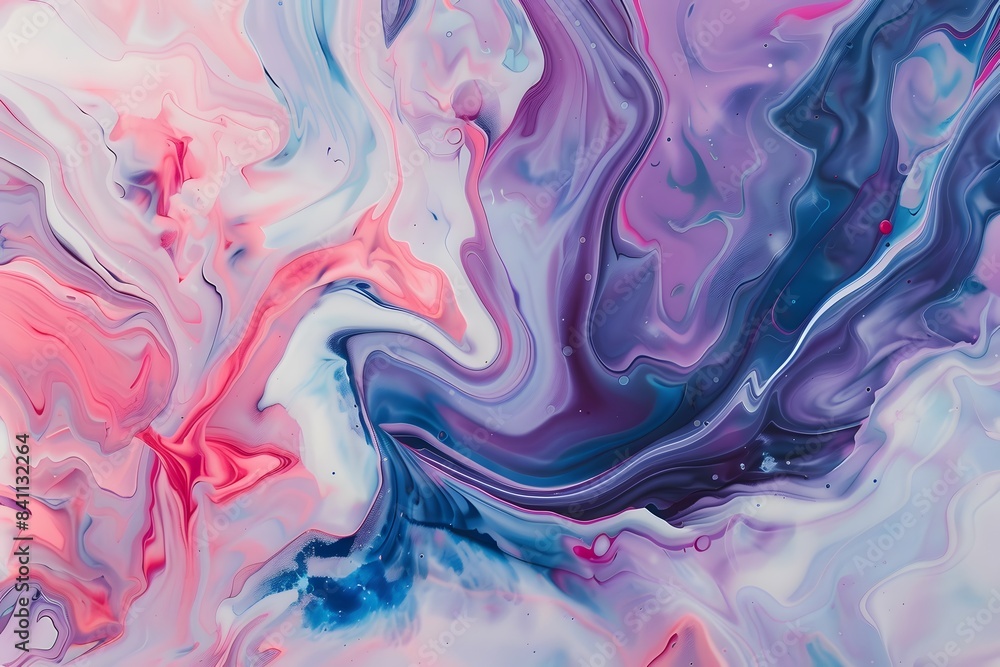 Abstract Swirling Fluid Art Background Abstract Swirling Fluid Art Background