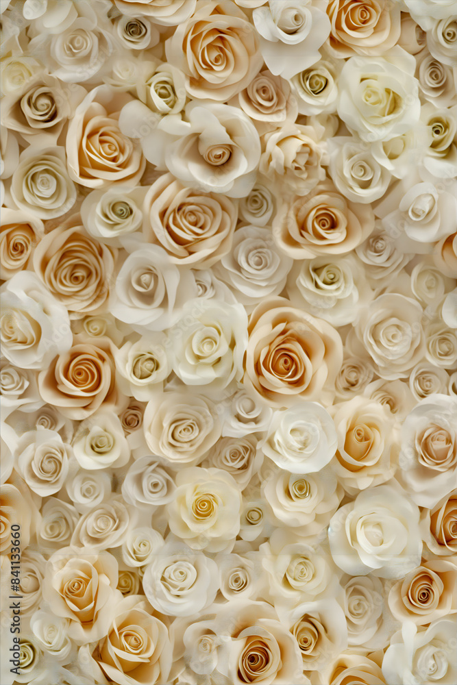 a close up of White and pink roses photo seamless pattern, Continuous pattern of squares a close up of White and pink roses photo seamless pattern, Continuous pattern of squares