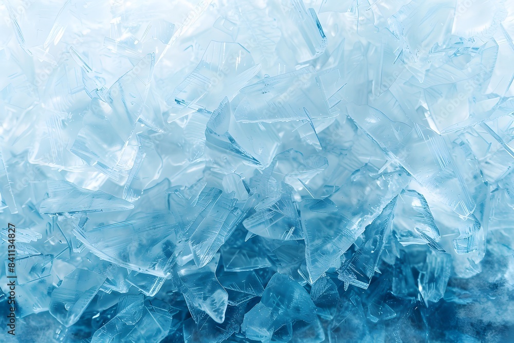 Abstract Ice Background with Frozen Textures Abstract Ice Background with Frozen Textures