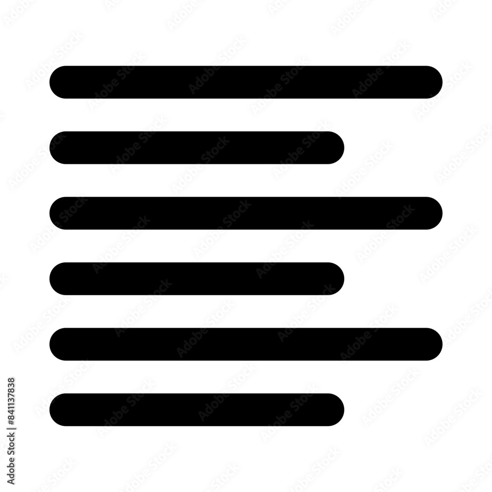 format align left line editorial icon format align left line editorial icon