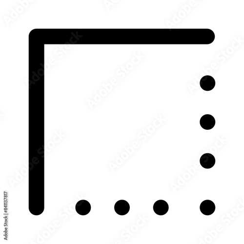 border style line editorial icon