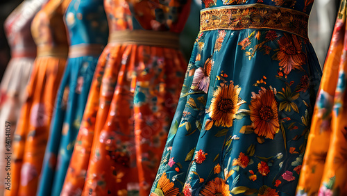 Boutique Blooms - Asian Lawn Delights on Stylish Dress Forms