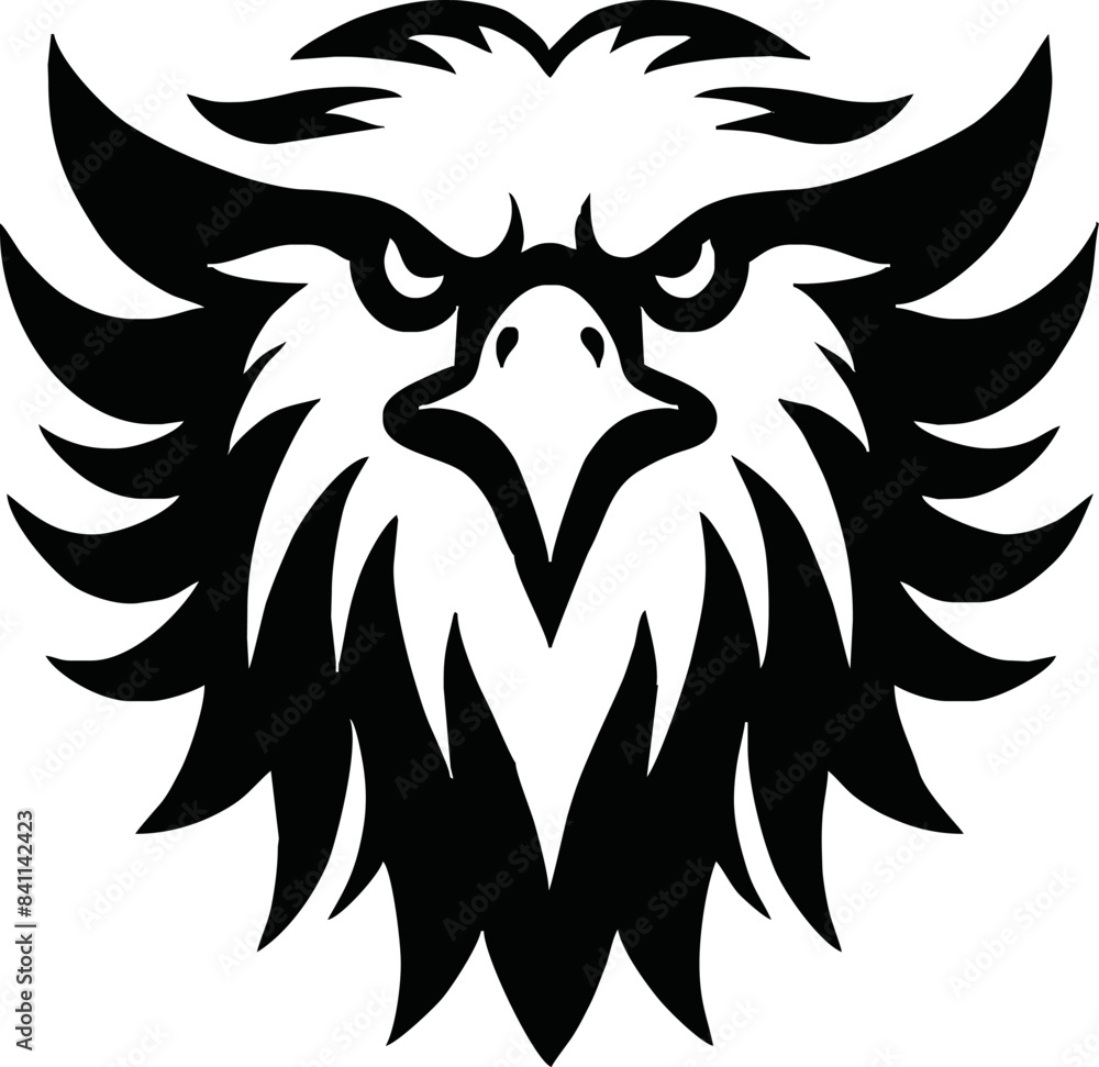 Fototapeta premium Eagle head icon logo vector