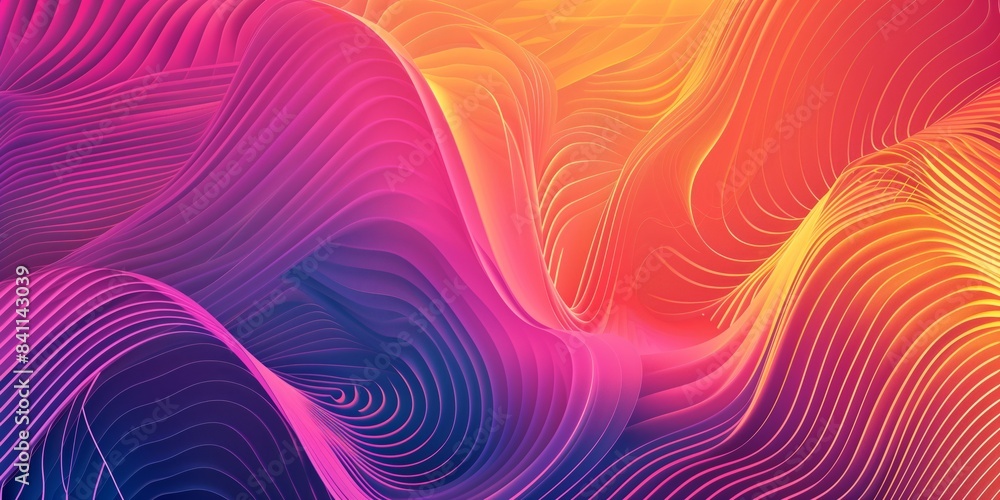 A colorful, abstract painting with a wave-like pattern. The colors are bright and vibrant, creating a sense of energy and movement. The painting seems to be inspired by the ocean, with the waves A colorful, abstract painting with a wave-like pattern. The colors are bright and vibrant, creating a sense of energy and movement. The painting seems to be inspired by the ocean, with the waves