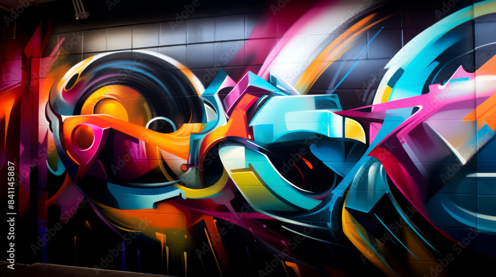 Street art graffiti on the wall Street art graffiti on the wall