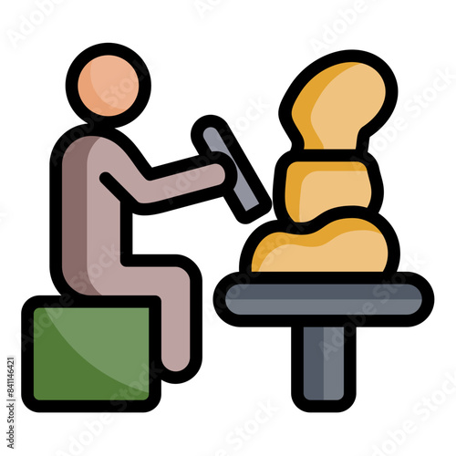 Woodcarving Icon