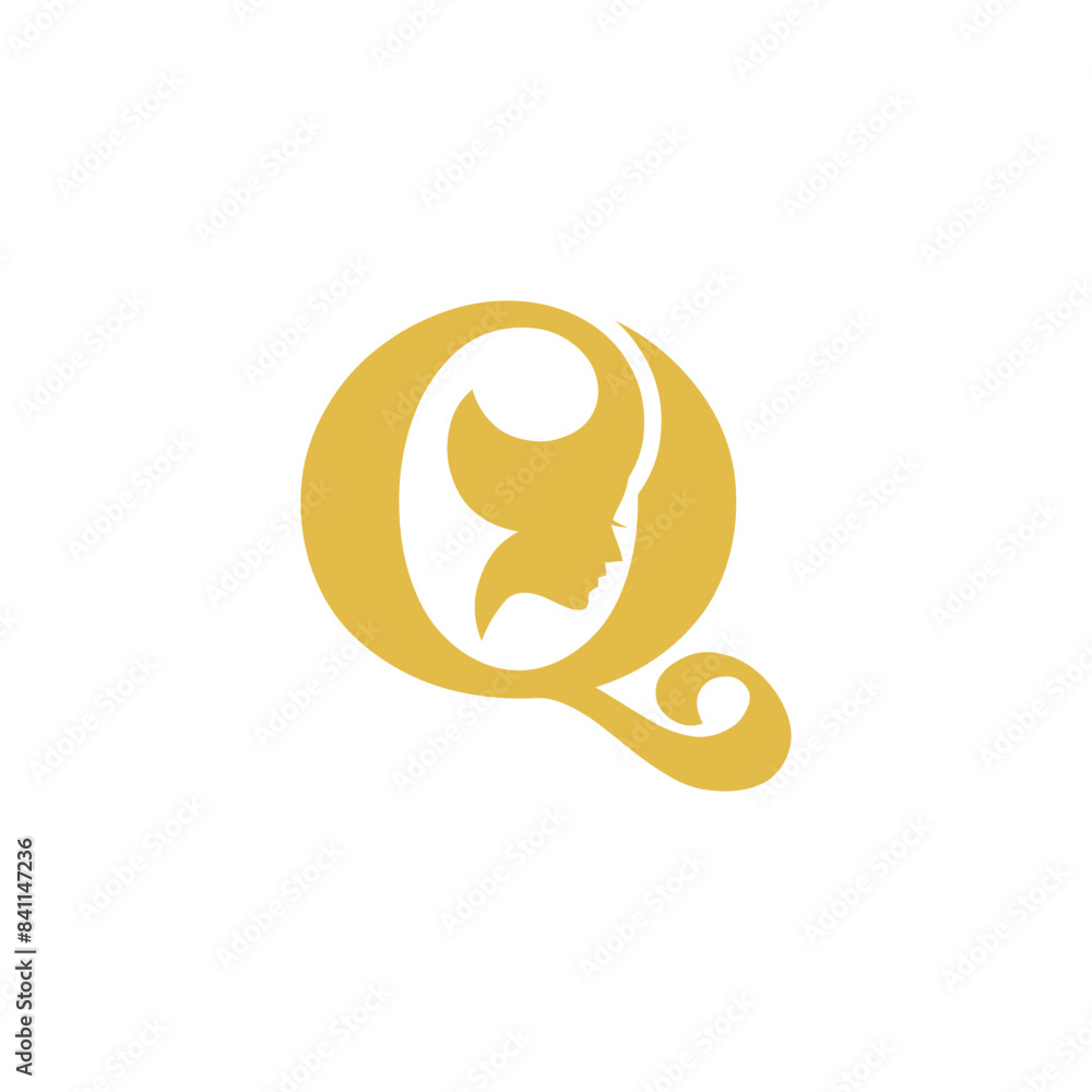 Letter Q Beauty Salon Logo icon vector template Letter Q Beauty Salon Logo icon vector template