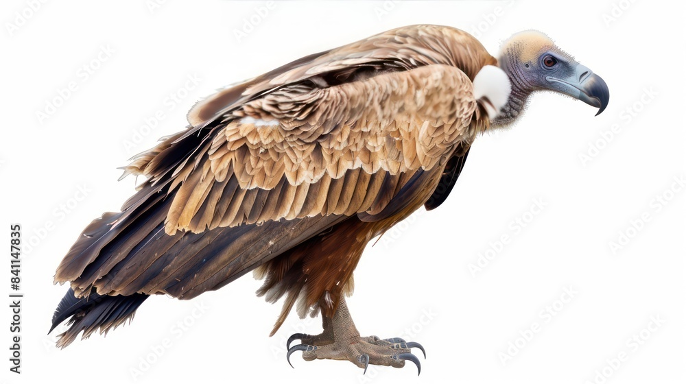 Cinereous Vulture clearly photo on white background , Cinereous Vulture clearly photo on white background ,